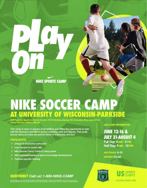 UW Parkside Soccer Camp